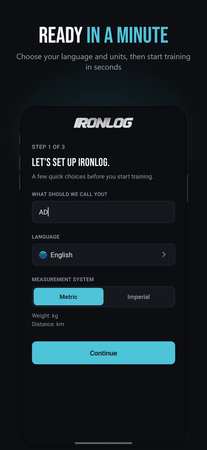 IronLog screenshot 1 of 9