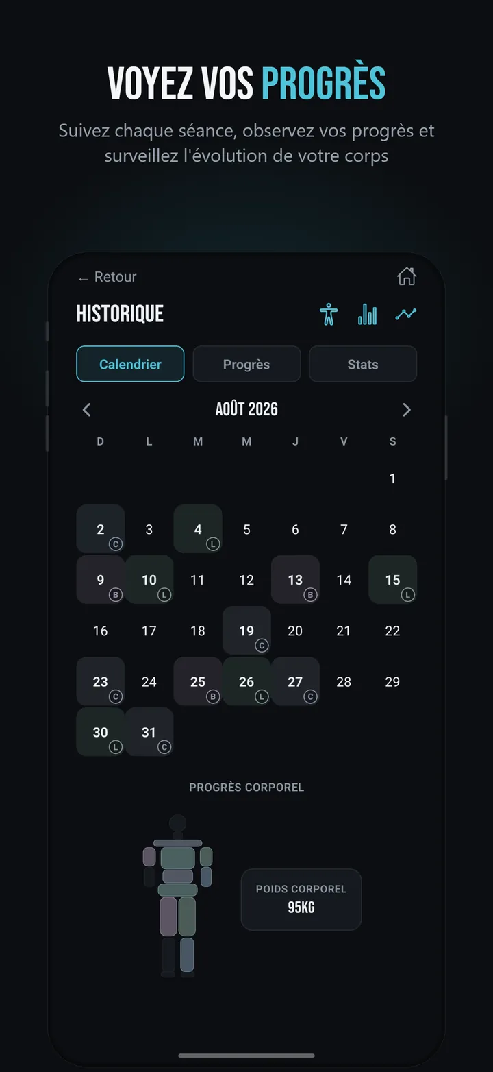 Capture d'écran IronLog 2 sur 7