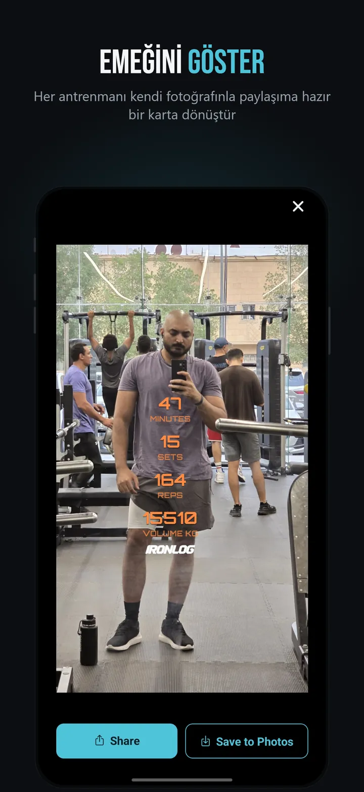 IronLog ekran görüntüsü 7/8